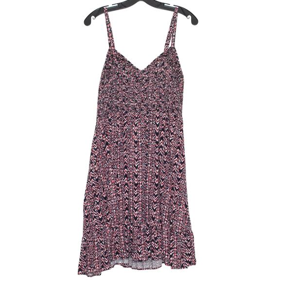 Torrid Dress Boho Romantic Grunge Academia Whimsigoth Goth Bold Blue Pink 2 2X - Picture 5 of 5